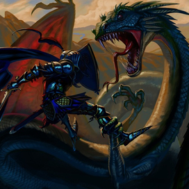 Рыцарь и дракон