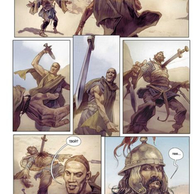 Страница для 3 главы комикса "ТЕНЬ ОДИНОКОГО БОГА", для проекта "Вторая война богов".