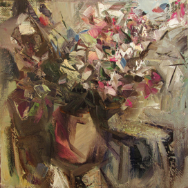 этюд с букетом