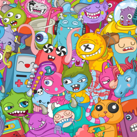 Стена монстров