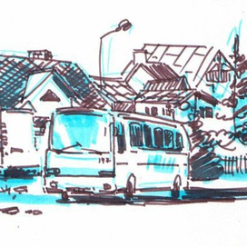 В ожидание автобуса