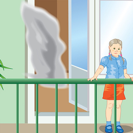 При пожаре звоните и кричите