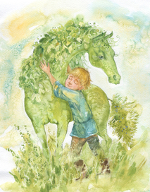 "Зеленая лошадь" Ю. Коваль