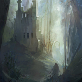 Руины в лесу