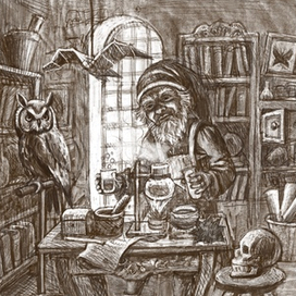 Эскиз «Алхимик»