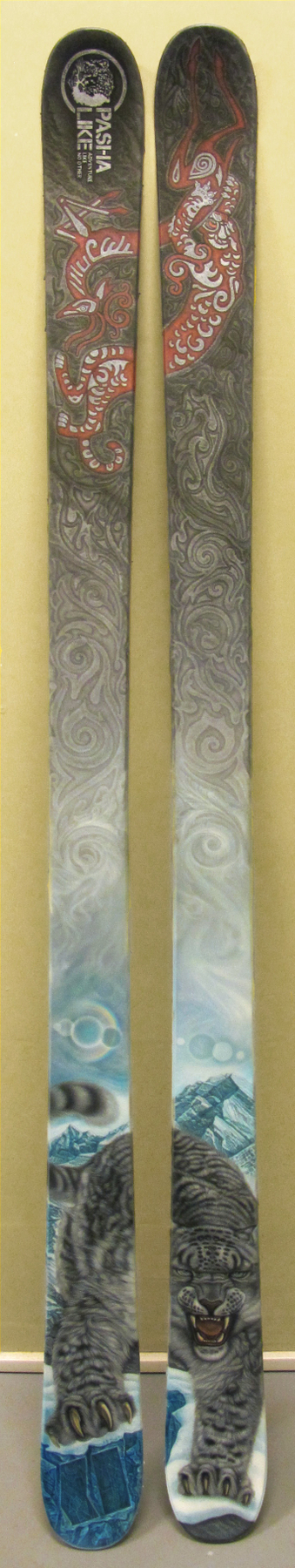 Аэрография на лыжах