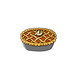 яблочный пирог