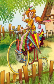 на велосипеде