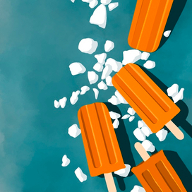 Апельсиновое эскимо