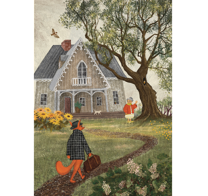 Иллюстрация для детской книги «Рыжий Фокс», издательство «Абраказябра»