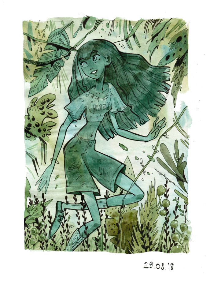 Бегущая в джунглях. Куда-то? От кого-то?