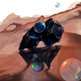 Сюр на тему покорения космоса