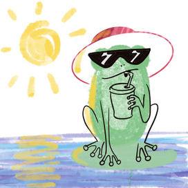 Ляга и солнышко