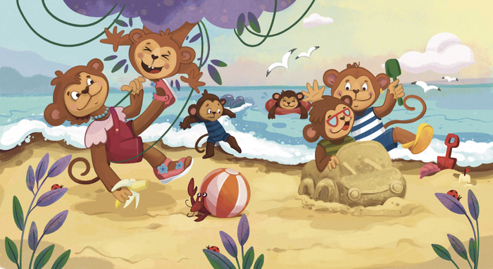 Разворот для книги с окошками. Издательство Альпина-Паблишер