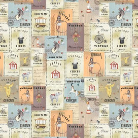 Паттерн "Винтажный цирк"