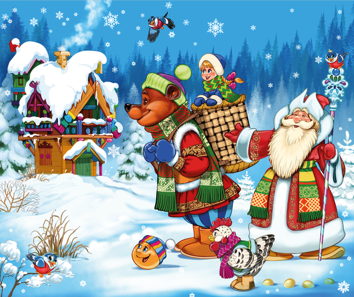 рисунок на боковину коробки