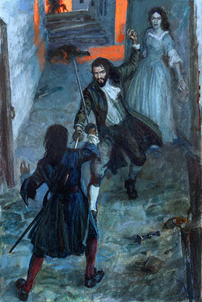 Поединок в сумерках.