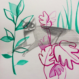 Среди растений