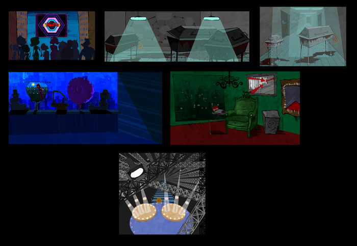 фоны для мультфильма Радаст и щастье