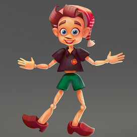 Персонажи к сказке "Золотой ключик"