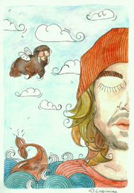 Морж-зеркаленок.