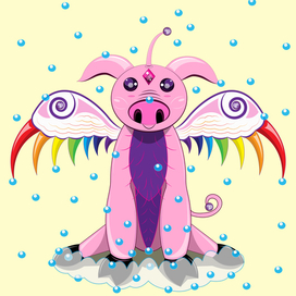 Свинка "Инапришеленец"