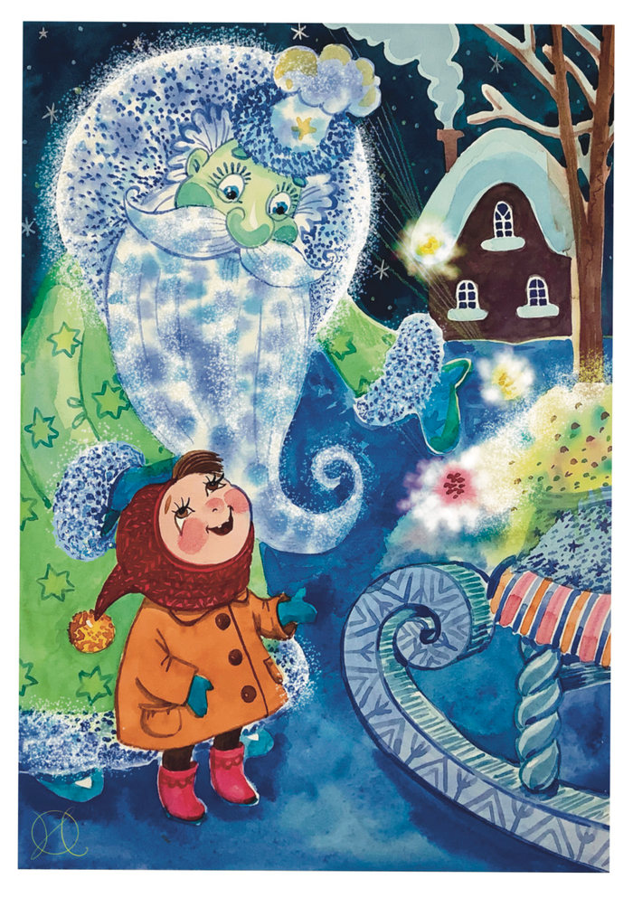 Иллюстрация к сказке Ольги Мыльниковой "Куда девались Тонины капризы?"