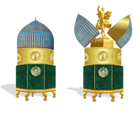 Эскиз подарка президенту Узбекистана