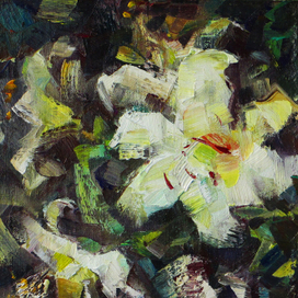 этюд с лилиями