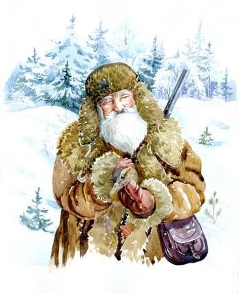 Дедушка и Серая Шейка