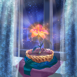 Иллюстрация "Волшебный цветок"