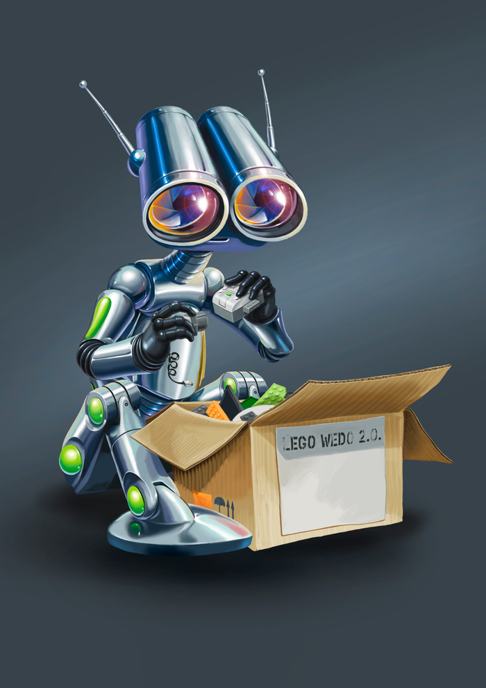 робот лего