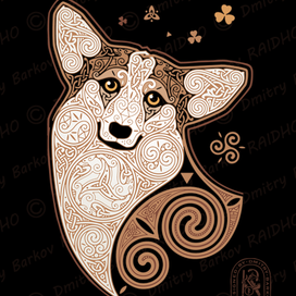 CORGI. CELTIC DOG.