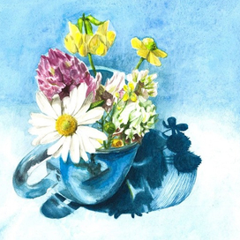 Букет с клевером