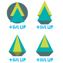 Логотипы Lvl up 