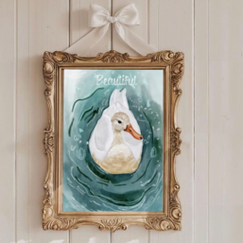 Мокап с иллюстрацией «Уточка»