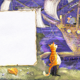 Кот на пристани