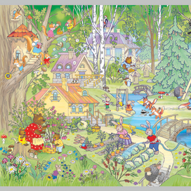 Сказочный лес. Лето.