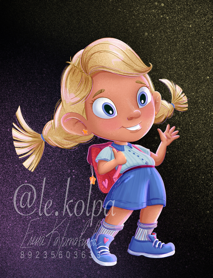 Персонаж Лёля для настольной игры
