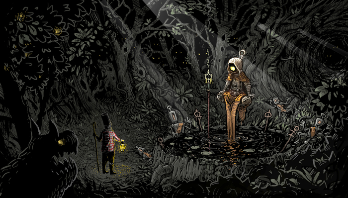 "Monk of the Dark Woods"