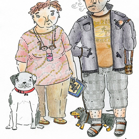 Люди и собаки