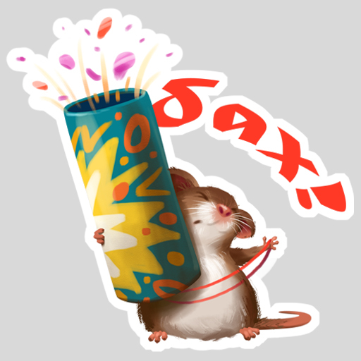 Мышь с хлопушкой