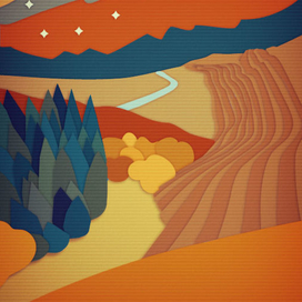 Утренний пейзаж