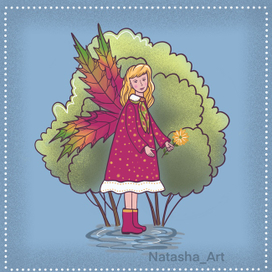 Девочка-эльф с цветком