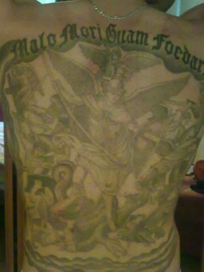 Татуировка на спине