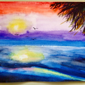 Морской закат