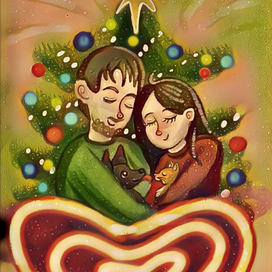 семейная иллюстрация