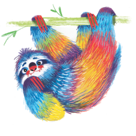 Радужный ленивец