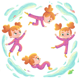 Иллюстрация для детской книги про Эмоции 