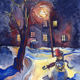 Ведьмины каникулы. Она прилетает